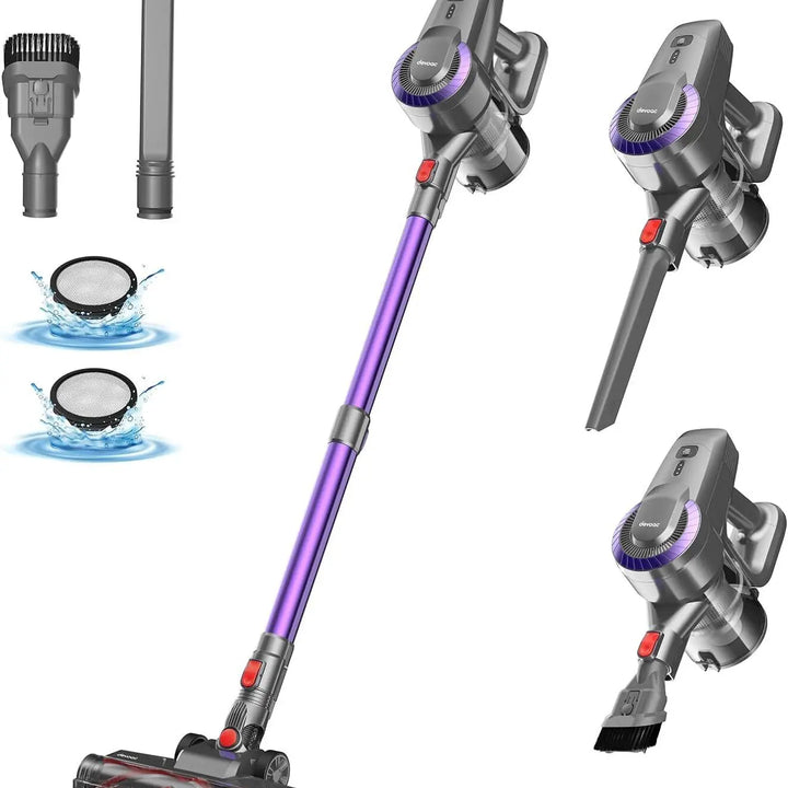 INSE 175W Cordless Handheld Vacuum Cleaner with HEPA Filter – 0.6L to 1L Capacity