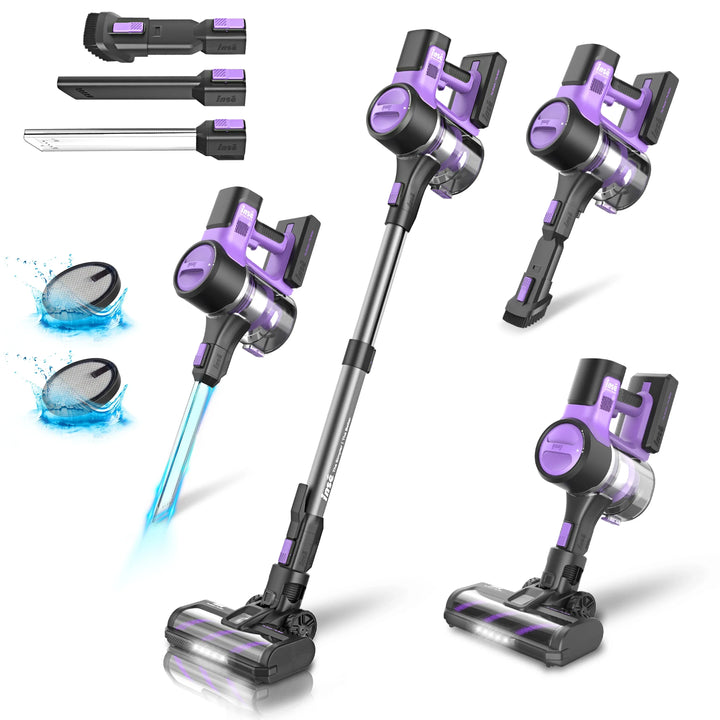 INSE S10K Cordless Vacuum Cleaner – 350W Portable, 1–2L Capacity with Crevice Nozzle