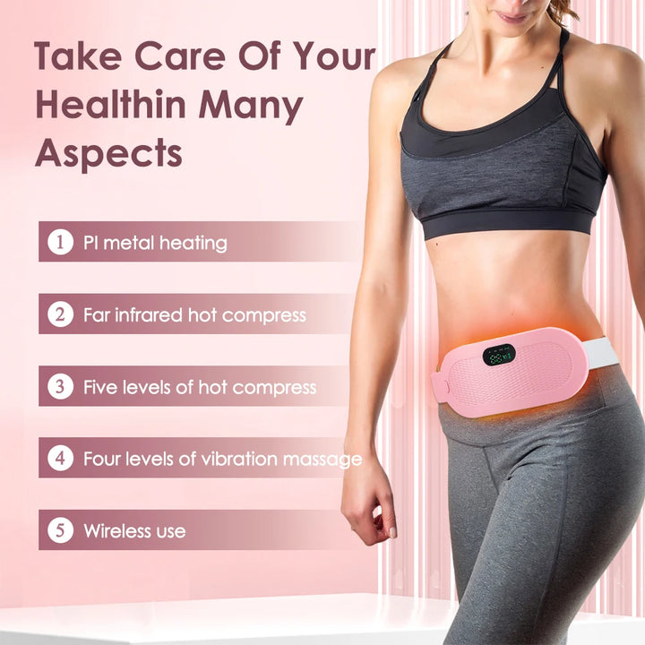Heated Massage Warming Palace Belt For Girls During Menstrual Period Auntie Nuangongbao Intelligent Heating Waist Massage Device
