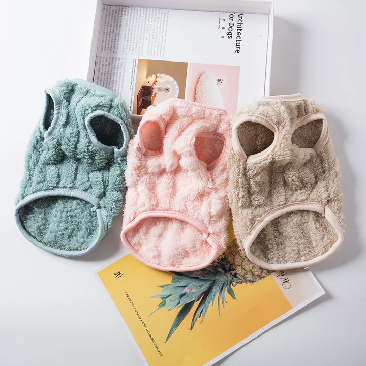 Soft Fleece Cat Jacket – Autumn/Winter Casual Style Pet Clothing | Holapet