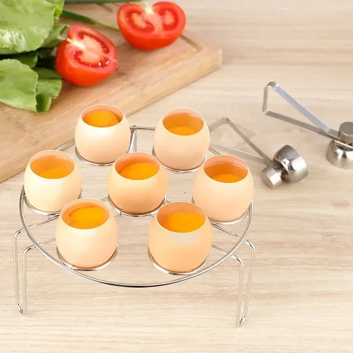 Stainless Steel Egg Top Cutter – Precision Egg Opener for Boiled or Raw Eggs | Kitchen Tool