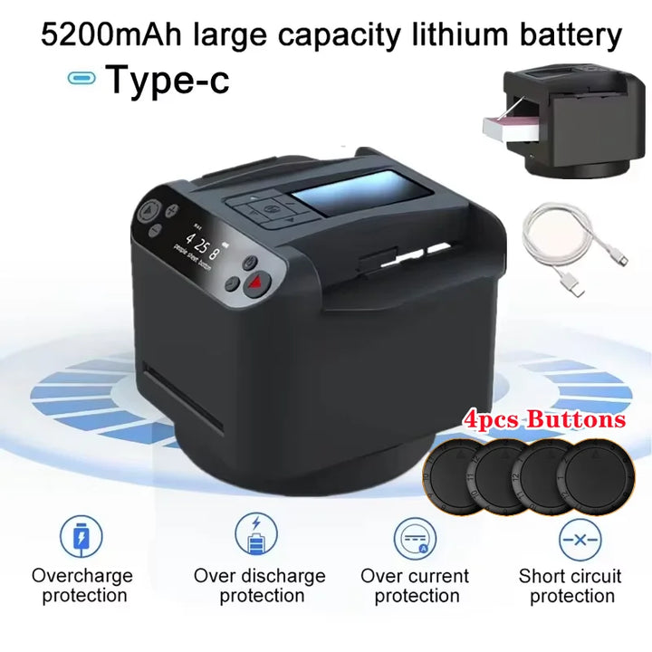 2-in-1 Automatic Card Shuffler with 360° Rotation