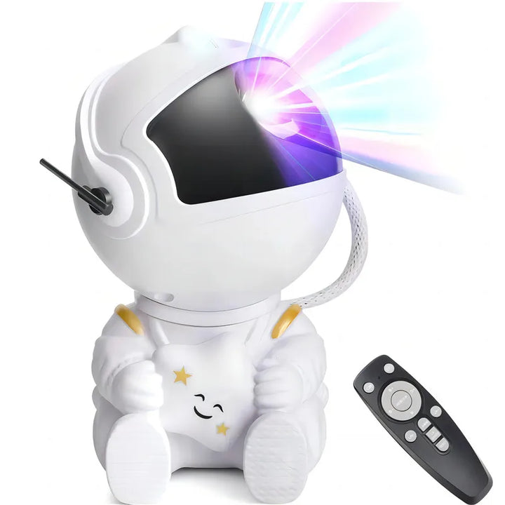 Galaxy Projector Rocket Astronaut – LED Night Light 5V for Bedroom or Gift