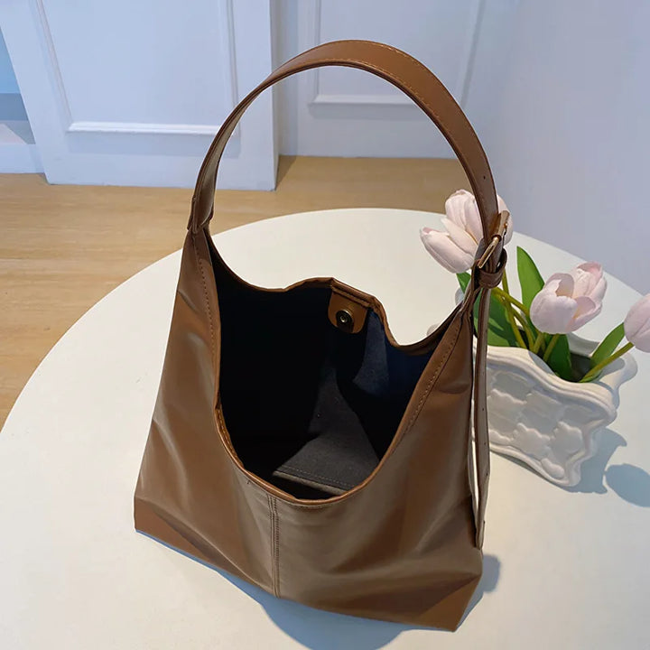 Women's Casual TPU Bag with Polyester Lining – Solid Design and Rigid Structure