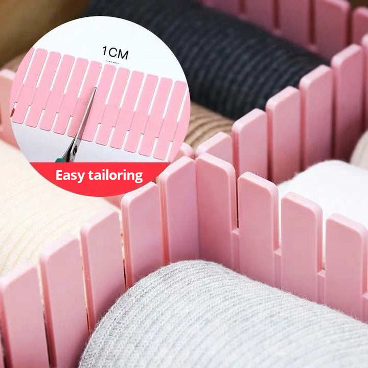 Drawer Organizer 4-Piece Set – Clothes and Accessories