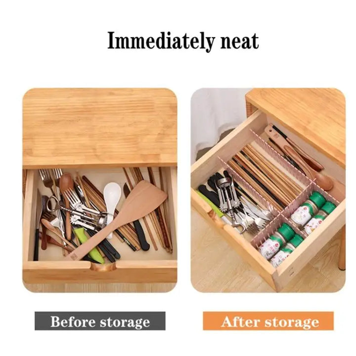Drawer Organizer 4-Piece Set – Clothes and Accessories