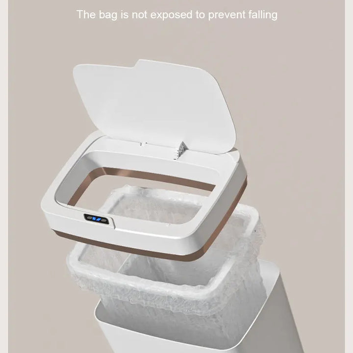 Smart Trash Can 15L – Auto Sensor & Self-Sealing Technology
