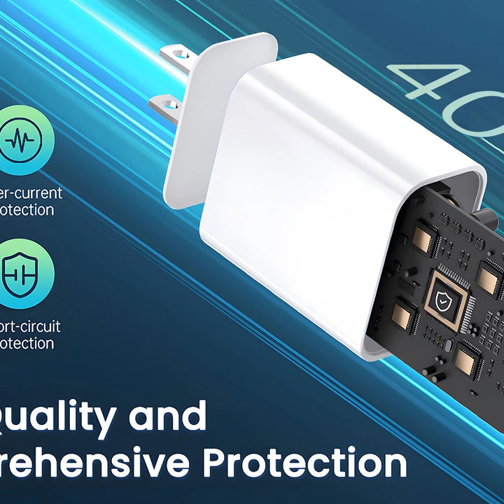 40W USB-C Fast Charger – Portable, Safe, and USB PD Compatible | QWQ
