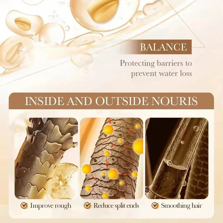 Rice Moisturizing Nourish Hair Scalp Care 400g Magical Keratin Hair Mask 5 Seconds Repair Damaged Frizzy Hair Soft Smooth Shiny