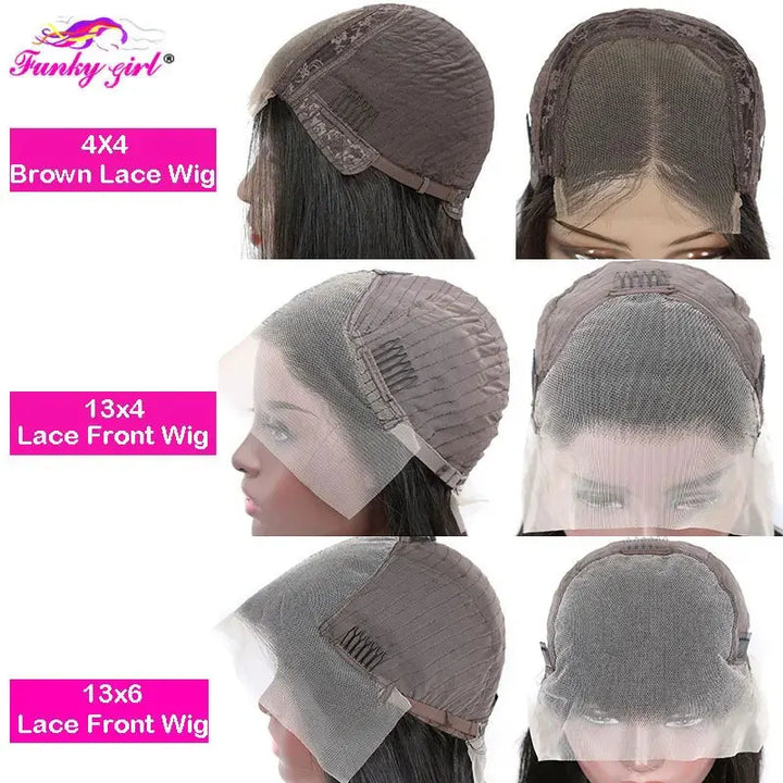 Water Wave Human Hair Wigs Brazilian Curly Lace Front Wig For Women 200% Density Remy Hair 13x4 13x6 Lace Frontal Deep Wave Wig