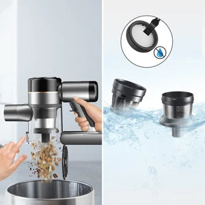 INSE 400W Cordless Handheld Vacuum Cleaner – 1–2L with Crevice Nozzle
