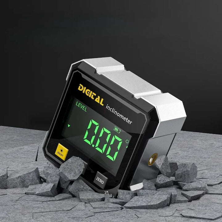Rechargable Magnetic Digital Laser Inclinometer Multifunctional Electronic Digital Protractor Slope Horizontal Measuring Tools