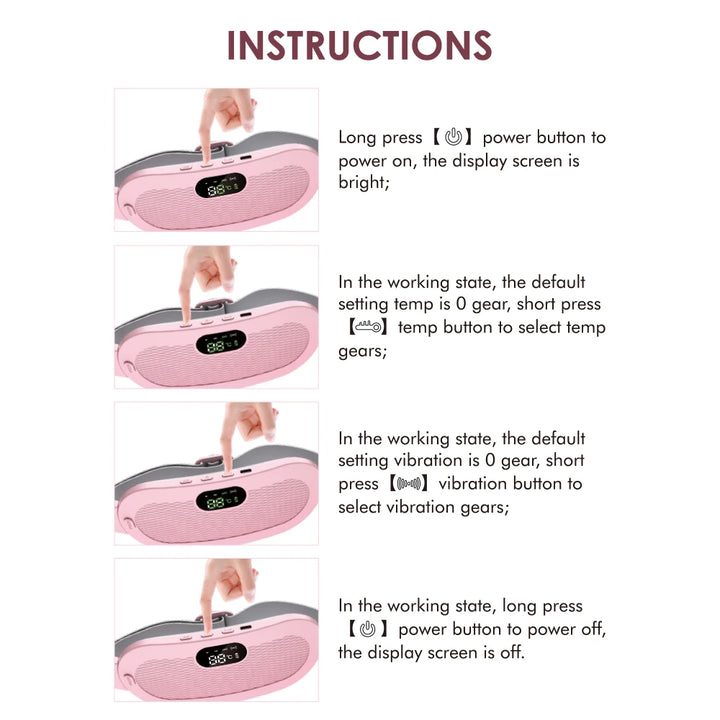Heated Massage Warming Palace Belt For Girls During Menstrual Period Auntie Nuangongbao Intelligent Heating Waist Massage Device