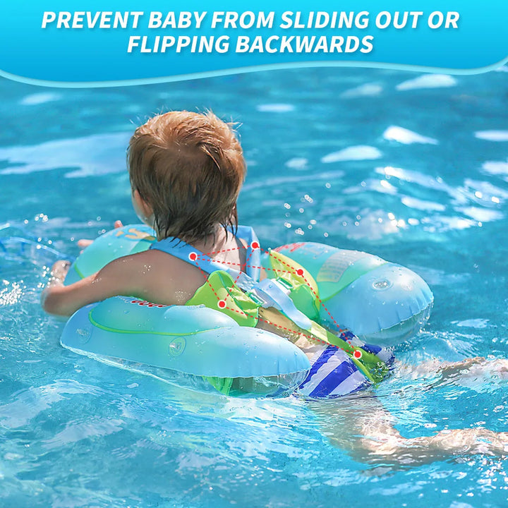 Baby Swimming Float With Canopy Inflatable Infant Ring Kids Pool Accessories Circle Bathing Summer Toys