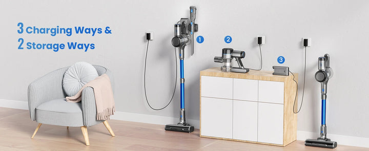 INSE S9X Cordless Vacuum Cleaner – 400W Portable, 1–2L Capacity with Crevice Nozzle
