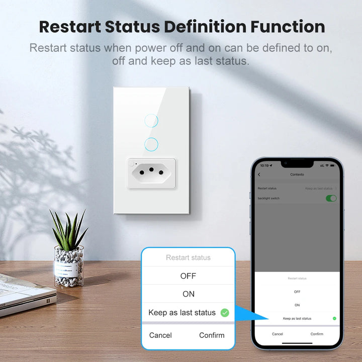 AVATTO Smart Wi-Fi Switch – Alexa & Google Compatible, SmartLife App