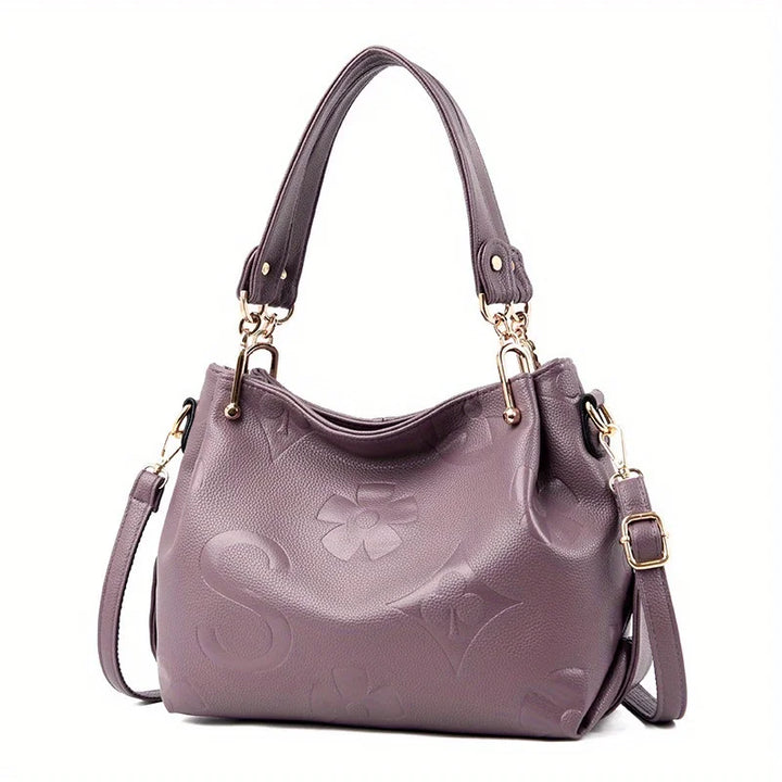 Women's Floral PU Shoulder Bag – Casual Style for All Seasons
