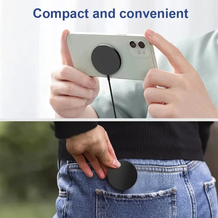 VIKEFON 30W Magnetic Wireless Charger – iPhone, Type-C