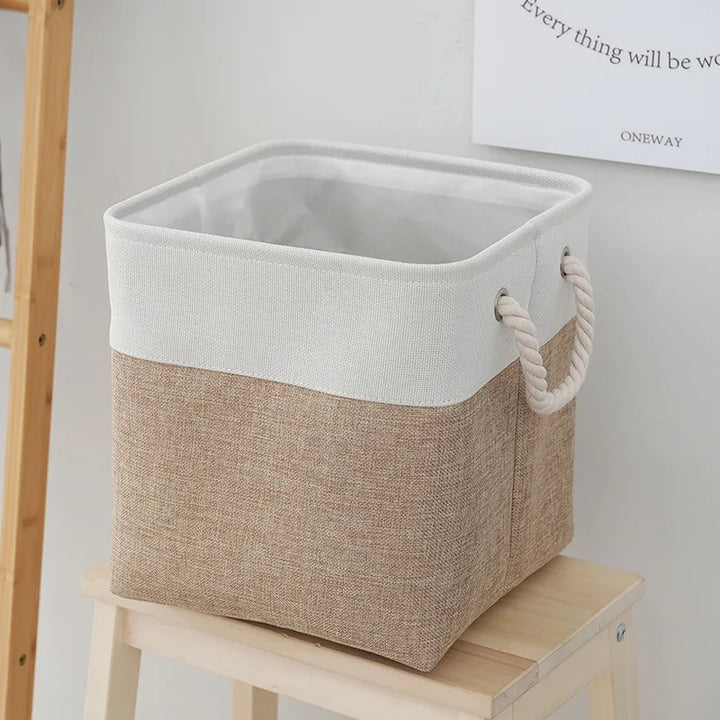 Foldable Fabric Storage Basket – Multi-Purpose Organizer
