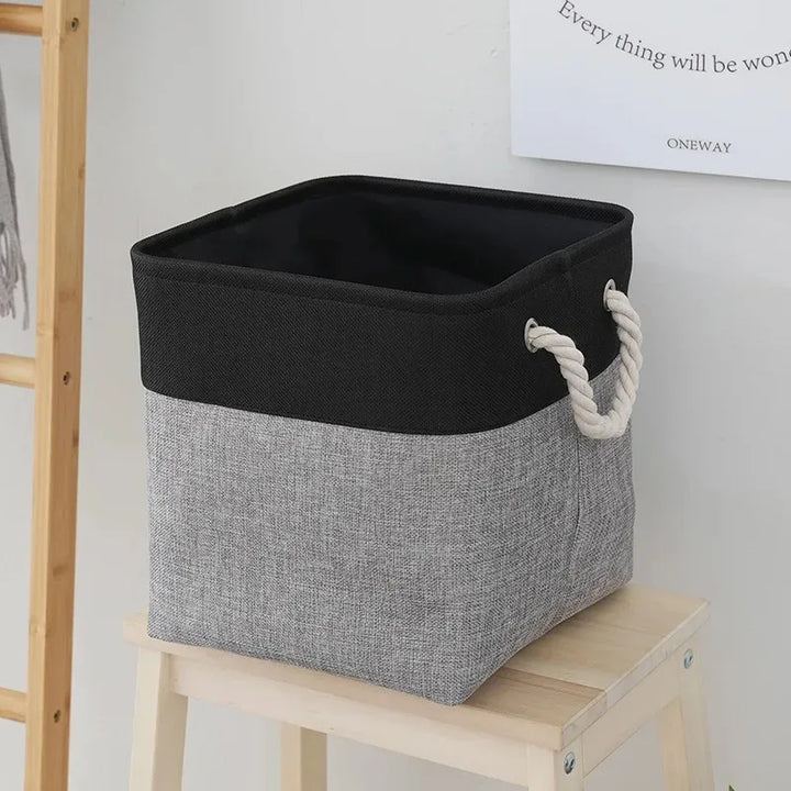 Foldable Fabric Storage Basket – Multi-Purpose Organizer