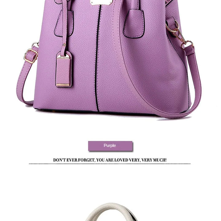 Women's Soft PU Handbag with Zipper – Fashion Style and Versatile Use | Dawndesslo