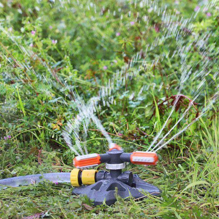1pcs Adjustable 360° Automatic Rotating Sprinklers Automatic Watering Nozzles for Lawns Irrigation Devices Gardens Agriculture