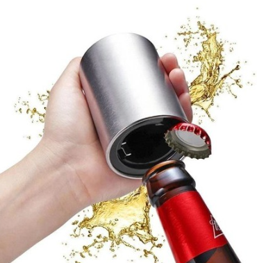 Magnetic Beer Bottle Opener – Effortless Cap Removal with Built-In Magnet