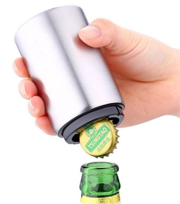 Magnetic Beer Bottle Opener – Effortless Cap Removal with Built-In Magnet