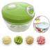 Manual Mini Food Chopper – 3 Stainless Steel Blades