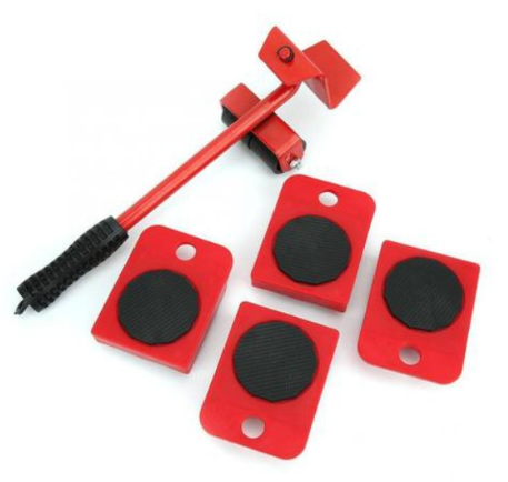 Furniture Lifter & Mover Tool Set – Heavy Duty, Non-Slip, 360° Rotating Wheels