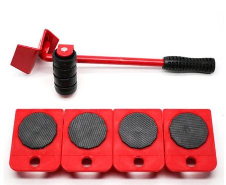Furniture Lifter & Mover Tool Set – Heavy Duty, Non-Slip, 360° Rotating Wheels