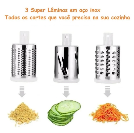 3-in-1 Vegetable Slicer & Grater – Multi-Functional Kitchen Tool