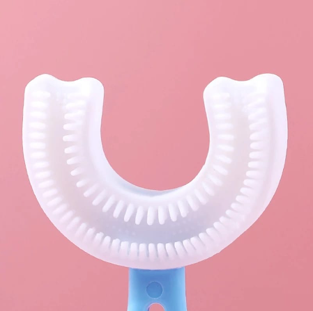 Kids’ 360° U-Shaped Soft Toothbrush – Gentle Full-Mouth Cleaning