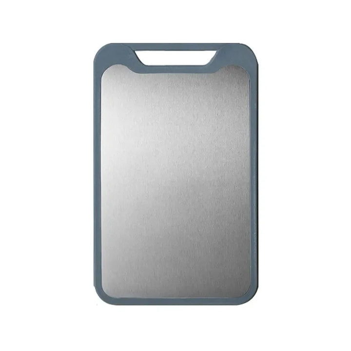 Double-Sided Cutting Board – Stainless Steel and Plastic, Multifunctional for Meats, Vegetables, and Fruits