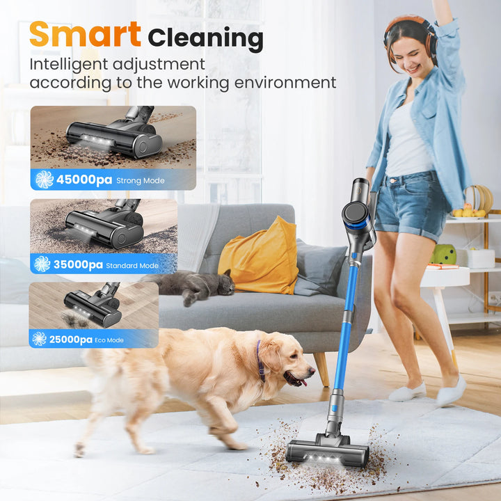 INSE S9X Cordless Vacuum Cleaner – 400W Portable, 1–2L Capacity with Crevice Nozzle