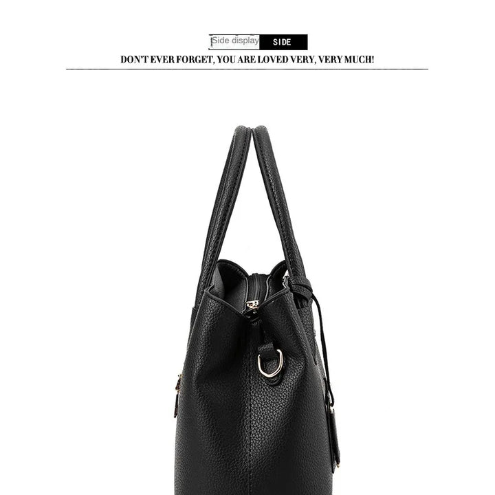 Women's Soft PU Handbag with Zipper – Fashion Style and Versatile Use | Dawndesslo