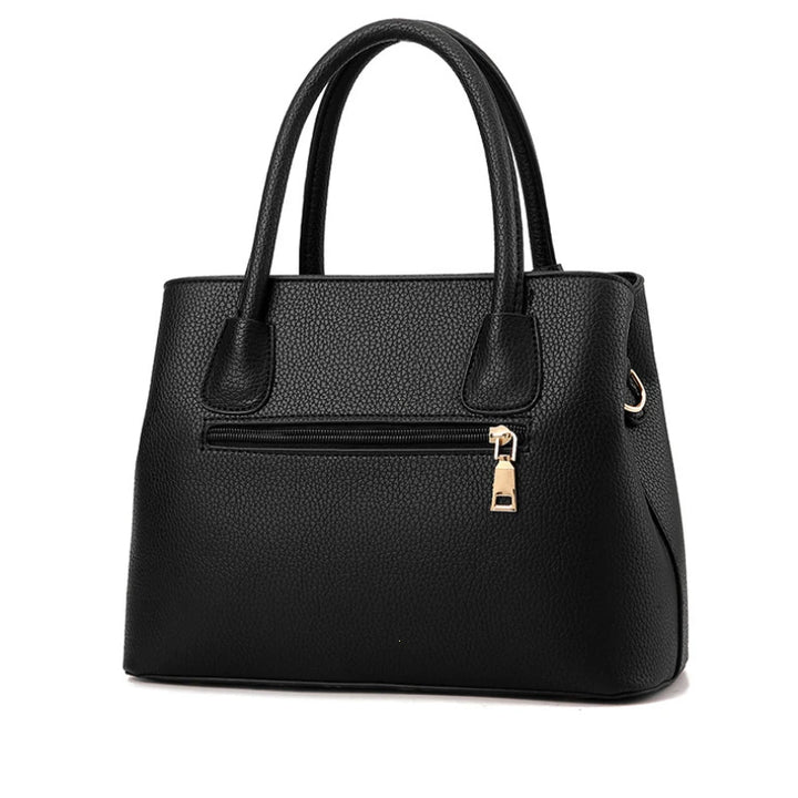 Women's Soft PU Handbag with Zipper – Fashion Style and Versatile Use | Dawndesslo