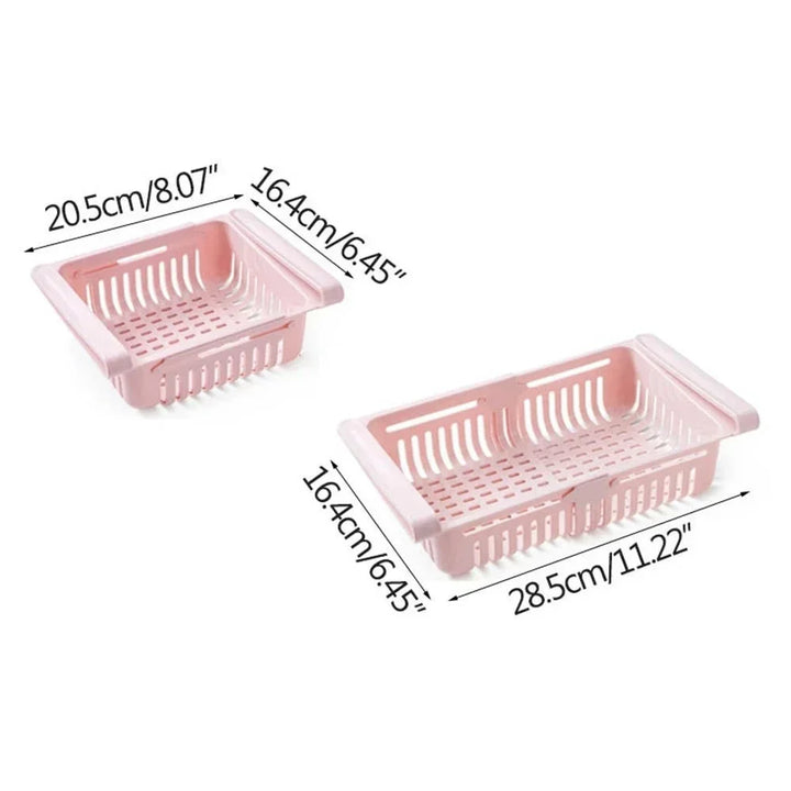 Sliding Refrigerator Basket – Adjustable