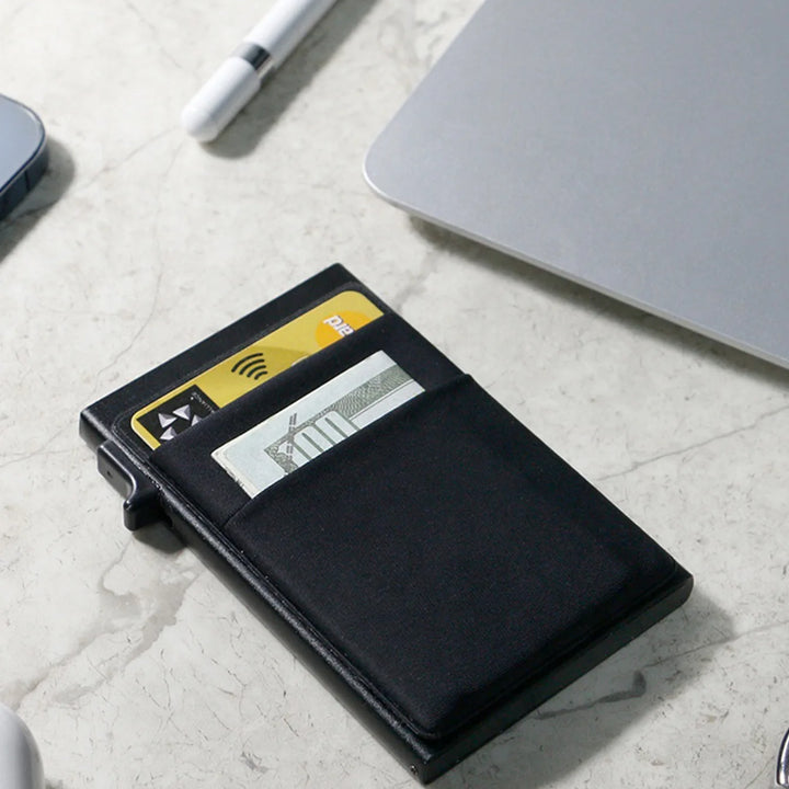 Men's Metal Card Holder – Business Style Slim RFID Wallet