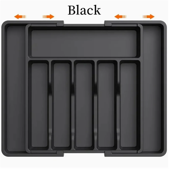 Optimize your kitchen space with this expandable cutlery drawer organizer