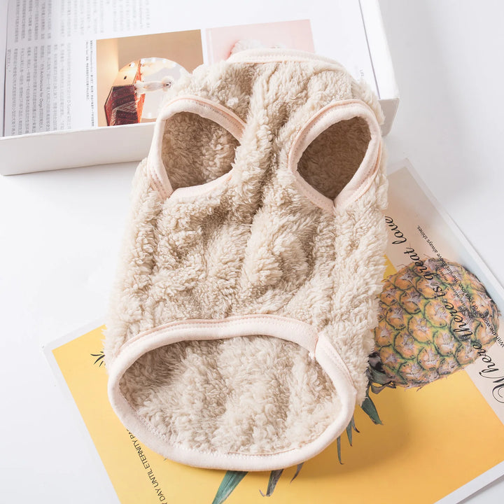 Soft Fleece Cat Jacket – Autumn/Winter Casual Style Pet Clothing | Holapet