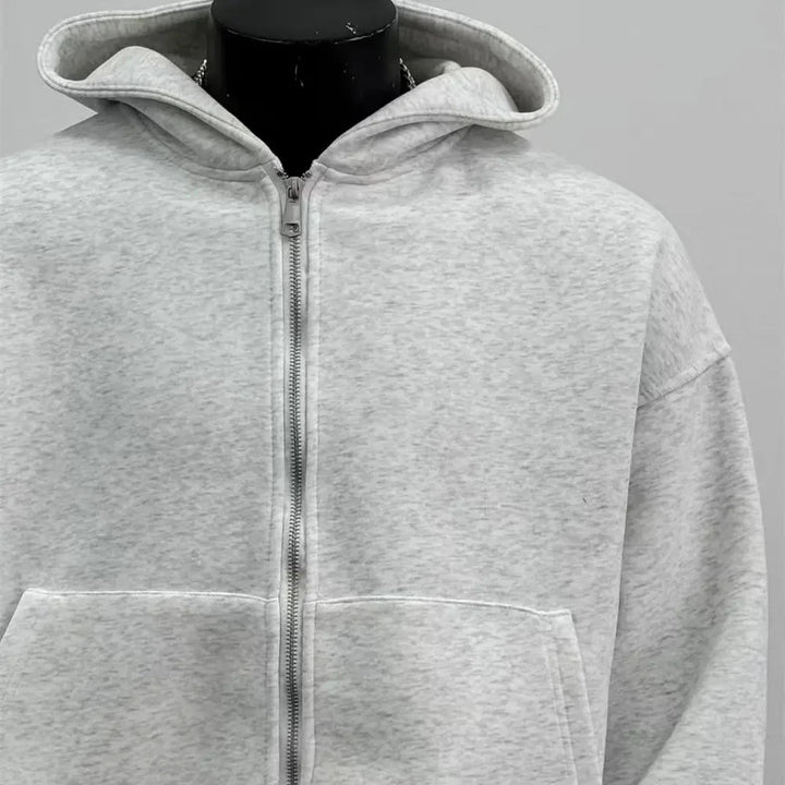 Spring Autumn New Men's American Heavy-duty Hoodie Zipper Backpack Bag Design Sweatshirt Men Women Jacket Hooded For Male Coats