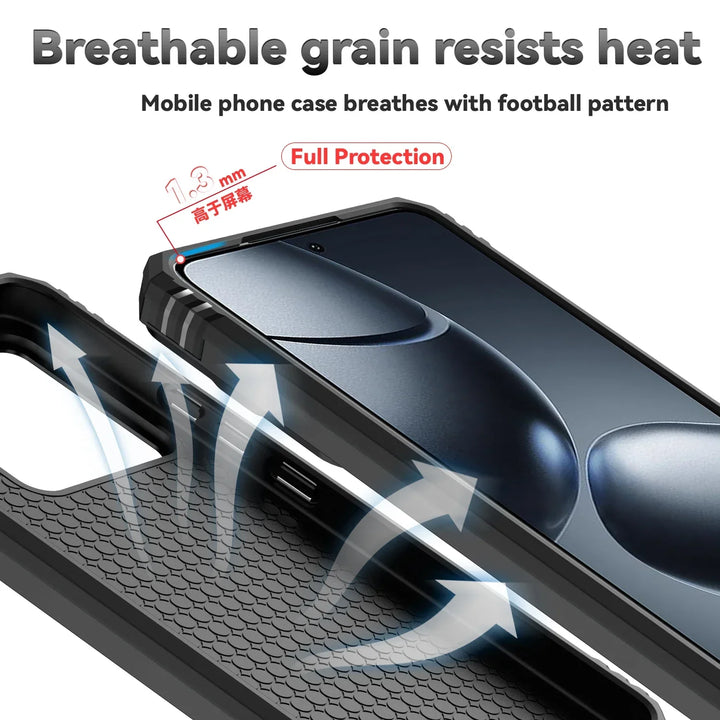 For Xiaomi 14T Pro Case Car Magnetic Ring Stand Rotating Slide Camera Lens Military Grade Armor Shockproof Cover for Xiaomi 14T
