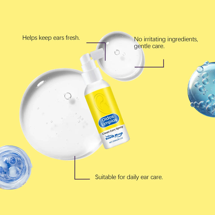 Tinnitus Relief Spray Improve Listening Soothing Ear Itchy Discomfort Hearing Loss Cleaning Earwax Blockage Otitis Care Spray