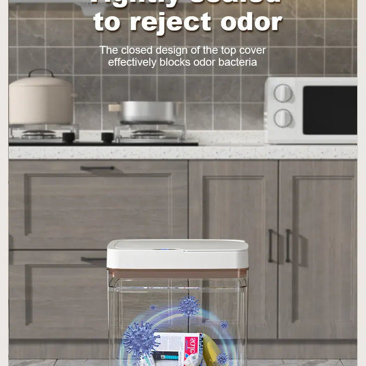 Smart Trash Can 15L – Auto Sensor & Self-Sealing Technology