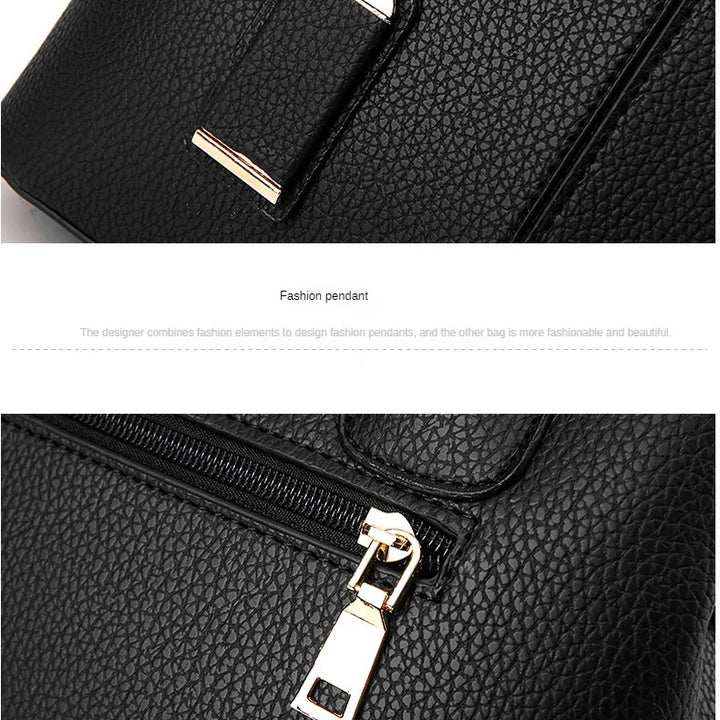Women's Soft PU Handbag with Zipper – Fashion Style and Versatile Use | Dawndesslo