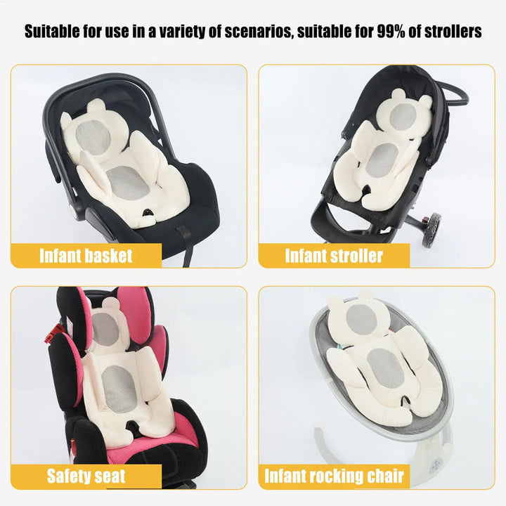 Baby Car Seat Insert Baby Car Seat Insert Cushion Reversible Stroller Padding Liner For Toddler Trips Shopping Airplane Boys