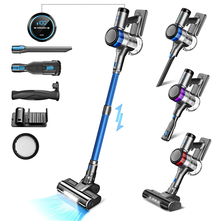 INSE S9X Cordless Vacuum Cleaner – 400W Portable, 1–2L Capacity with Crevice Nozzle