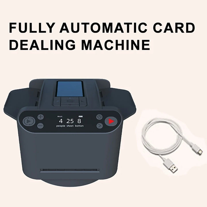2-in-1 Automatic Card Shuffler with 360° Rotation
