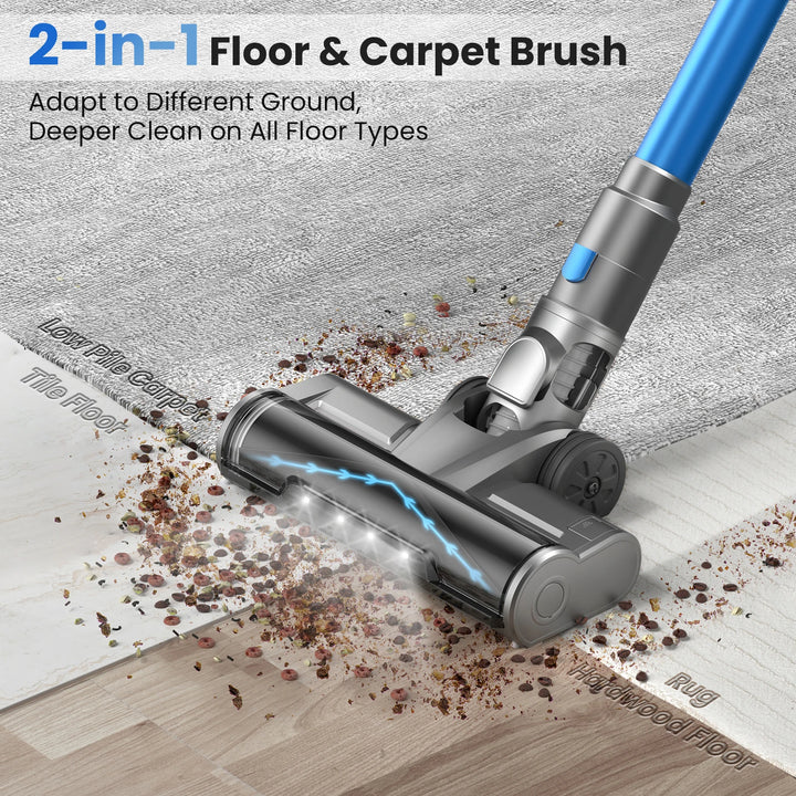 INSE S9X Cordless Vacuum Cleaner – 400W Portable, 1–2L Capacity with Crevice Nozzle